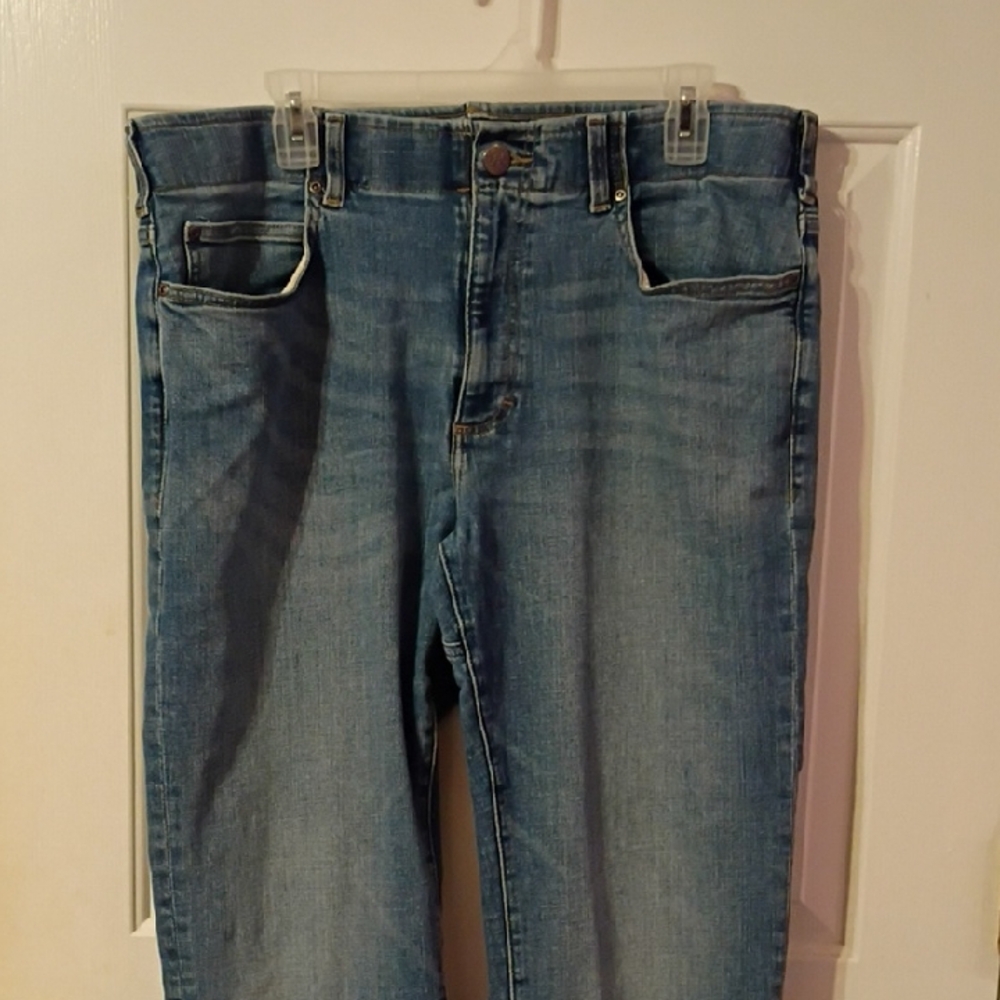 Lee Blue Denim Jeans with Button Detail